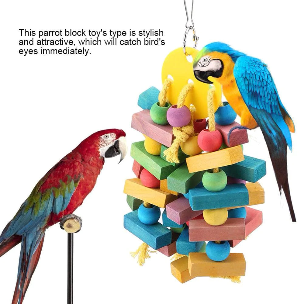 YLSHRF Wooden Toy,Parrot Toy Bird Toys Hanging Wooden Toy Parrot Swing Suitable for Parrots and Birds, Hanging Wooden Toy Animals & Pet Supplies > Pet Supplies > Bird Supplies > Bird Toys YLSHRF   