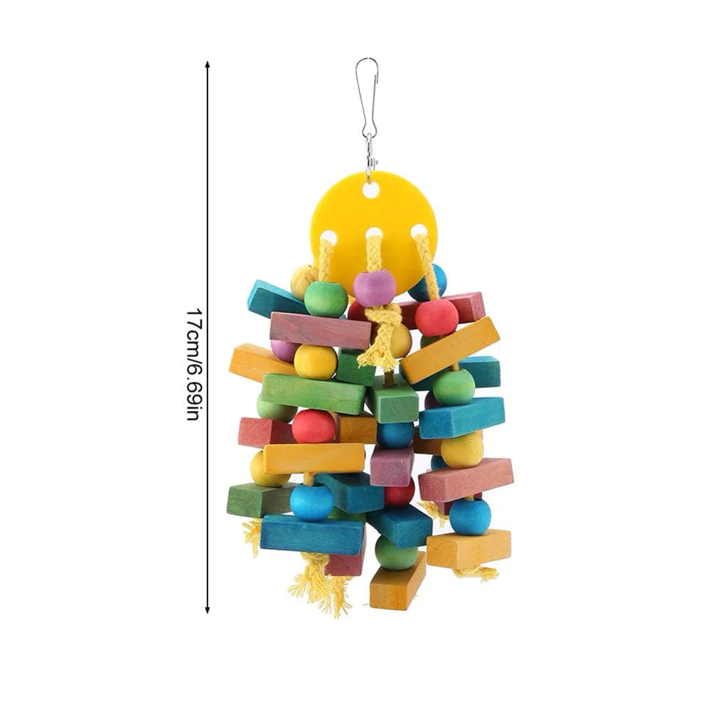 YLSHRF Wooden Toy,Parrot Toy Bird Toys Hanging Wooden Toy Parrot Swing Suitable for Parrots and Birds, Hanging Wooden Toy Animals & Pet Supplies > Pet Supplies > Bird Supplies > Bird Toys YLSHRF   