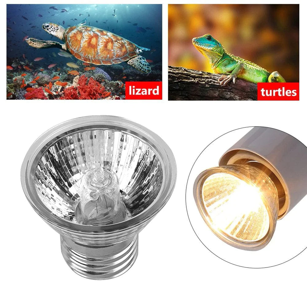 Ymiko Heating Light, Aquarium Heating Light,75W Heating Light Bulb Aquarium Lamp for Pet Reptile Turtles