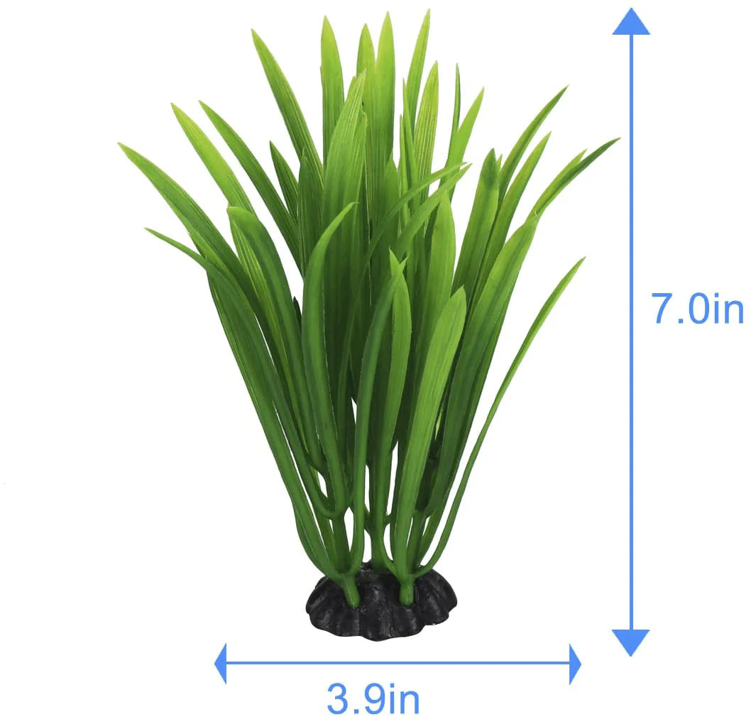 YOJOE Aquarium Plants Aquarium Decor Plastic Plants Fish Tank Decoration Aquarium Plant Set Green Plants, Aquarium Green Plants Set 5 Pieces Animals & Pet Supplies > Pet Supplies > Fish Supplies > Aquarium Decor YOJOE   