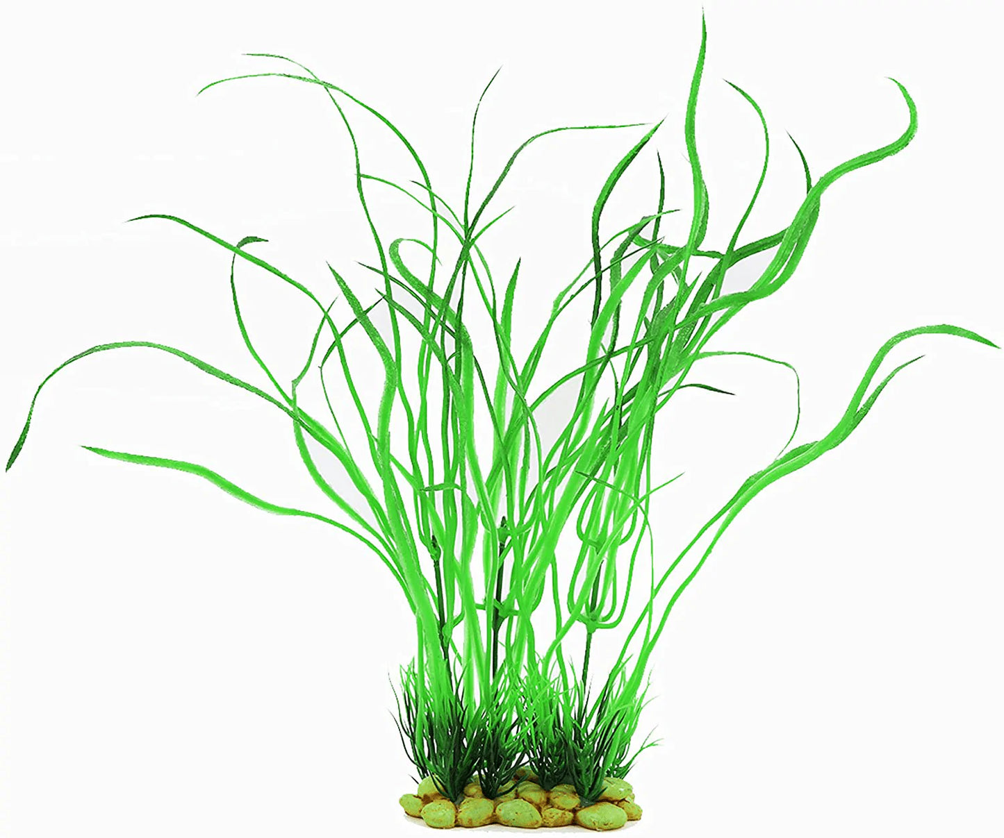 YOJOE Aquarium Plants Aquarium Decor Plastic Plants Fish Tank Decoration Aquarium Plant Set Green Plants, Aquarium Green Plants Set 5 Pieces Animals & Pet Supplies > Pet Supplies > Fish Supplies > Aquarium Decor YOJOE 12 in Green  