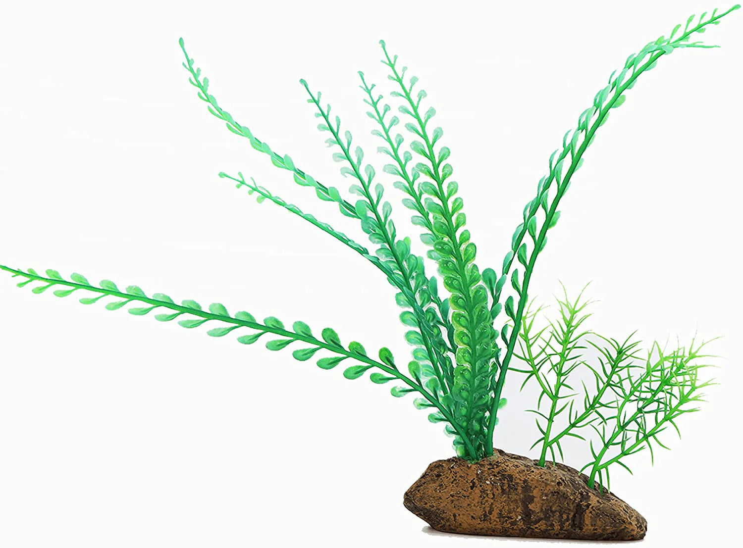YOJOE Aquarium Plants Aquarium Decor Plastic Plants Fish Tank Decoration Aquarium Plant Set Green Plants, Aquarium Green Plants Set 5 Pieces Animals & Pet Supplies > Pet Supplies > Fish Supplies > Aquarium Decor YOJOE 7.8 in Green  