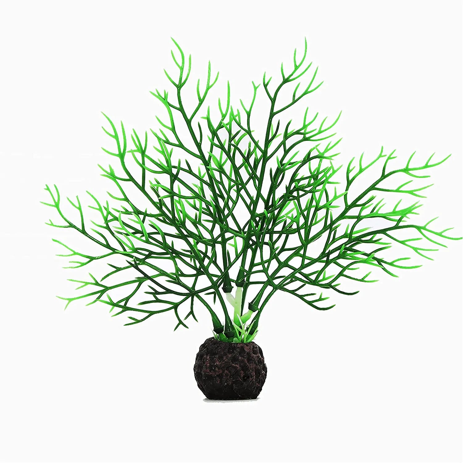 YOJOE Aquarium Plants Aquarium Decor Plastic Plants Fish Tank Decoration Aquarium Plant Set Green Plants, Aquarium Green Plants Set 5 Pieces Animals & Pet Supplies > Pet Supplies > Fish Supplies > Aquarium Decor YOJOE 6.0 in Green  