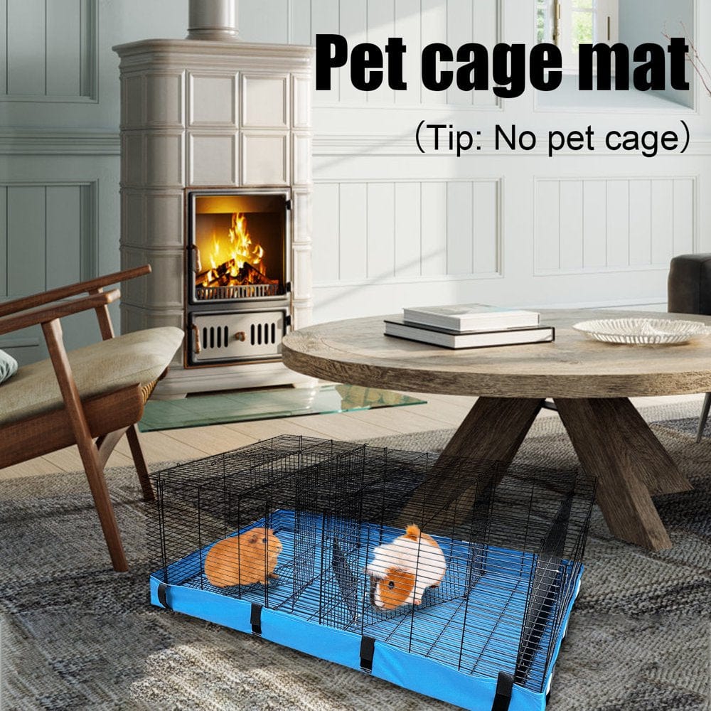 Younar Guinea Pig Cage Mat - Small Animal Bedding Hamster Bunny Washable Mat | Waterproof Reusable Cloth Liners for Guinea Pig Cage Animals & Pet Supplies > Pet Supplies > Small Animal Supplies > Small Animal Bedding Younar   