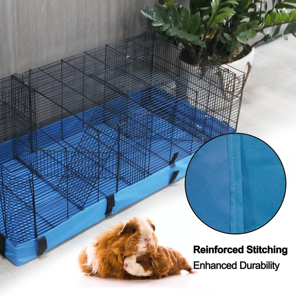 Younar Guinea Pig Cage Mat - Small Animal Bedding Hamster Bunny Washable Mat | Waterproof Reusable Cloth Liners for Guinea Pig Cage Animals & Pet Supplies > Pet Supplies > Small Animal Supplies > Small Animal Bedding Younar   