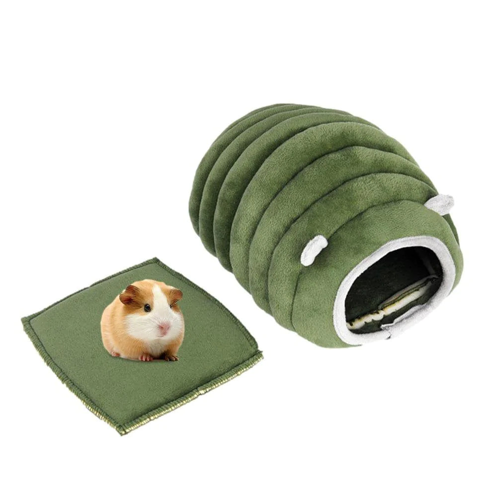 Younar Hamster Bed Hamster Bed Warmer Warm Sleeping Nest Bed for Syrian Hamster Gerbil Mouse Sugar Glider Squirrel Effective Animals & Pet Supplies > Pet Supplies > Small Animal Supplies > Small Animal Habitats & Cages Younar Green  