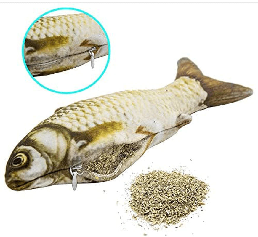 Youngever 7 Cat Toys Assortment with 5 Refillable Catnip Fish Cat Toys and 2 Catnip Fur Mouse Cat Toys, Extra Catnip for Refill, for Cat, Puppy, Kitty, Kitten, Ferret, Rabbit Animals & Pet Supplies > Pet Supplies > Cat Supplies > Cat Toys Youngever   