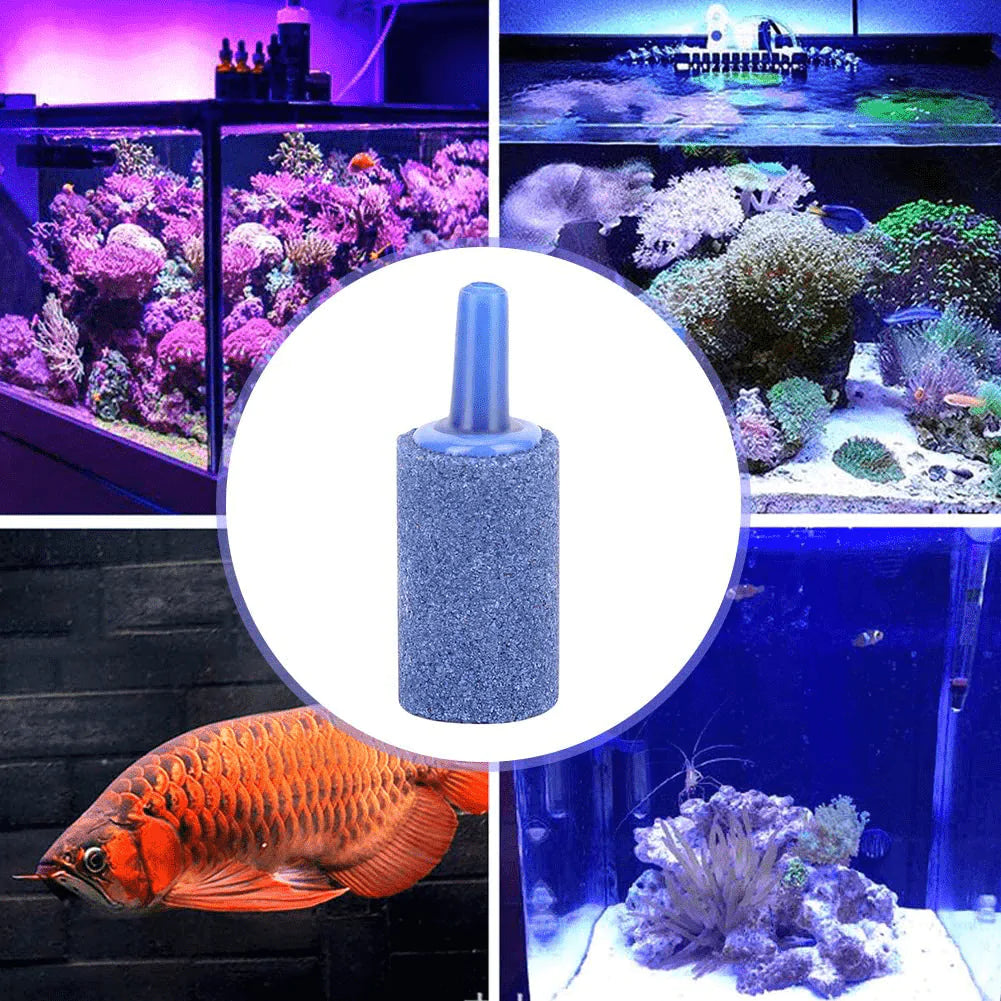 YOUTHINK Air Stone for Aquariums, 20Pcs Cylinder Bubble Diffuser Blue Fish Tank Bubbler Airstones Animals & Pet Supplies > Pet Supplies > Fish Supplies > Aquarium Air Stones & Diffusers YOUTHINK   