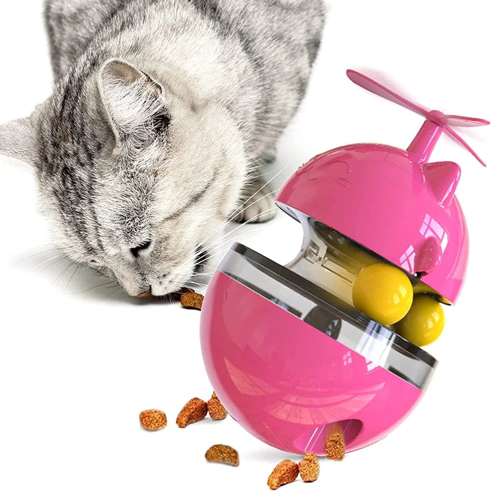 YOYTOO Cat Treat Dispenser Toys Slow Feeder Pet Food Treat Interactive Ball for Cats Kittens Animals & Pet Supplies > Pet Supplies > Cat Supplies > Cat Toys CAT-C   