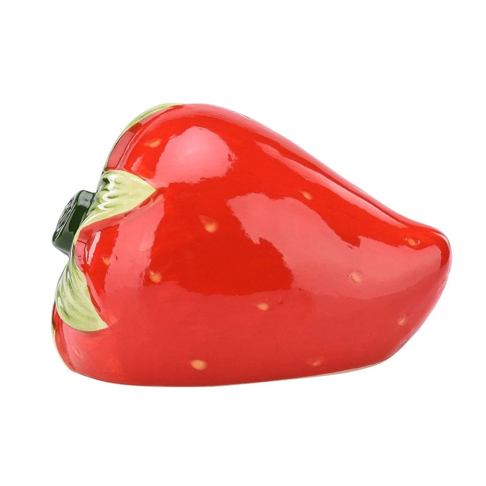Yuedong Ceramic Cartoon Strawberry Shape Hamster House Home Summer Cool Small Animal Pet Nesting Habitat Cage Accessories
