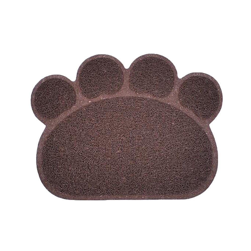 YUEHAO Cat Litter Mat - Kitty Litter Trapping Mat for Litter Boxes - Kitty Litter Mat to Trap Mess, Scatter Control - Washable Indoor Pet Rug and Carpet - Small Pet Pad Claw Cat Litter Beige Animals & Pet Supplies > Pet Supplies > Cat Supplies > Cat Litter Box Mats YUEHAO Brown  
