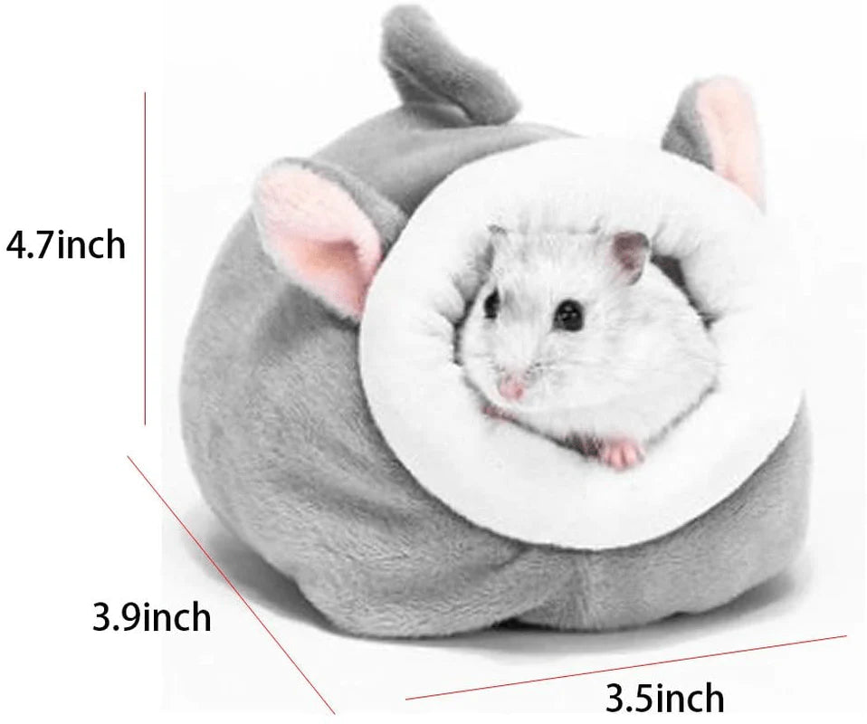 YUEKUA Bed House Soft Hamster House Bed, Cotton Nest and Cushion, Small Pet Animal Habitat Warm Nest Bed Accessories for Hamsters, Guinea Pigs, Hedgehogs Animals & Pet Supplies > Pet Supplies > Small Animal Supplies > Small Animal Habitat Accessories YUEKUA   