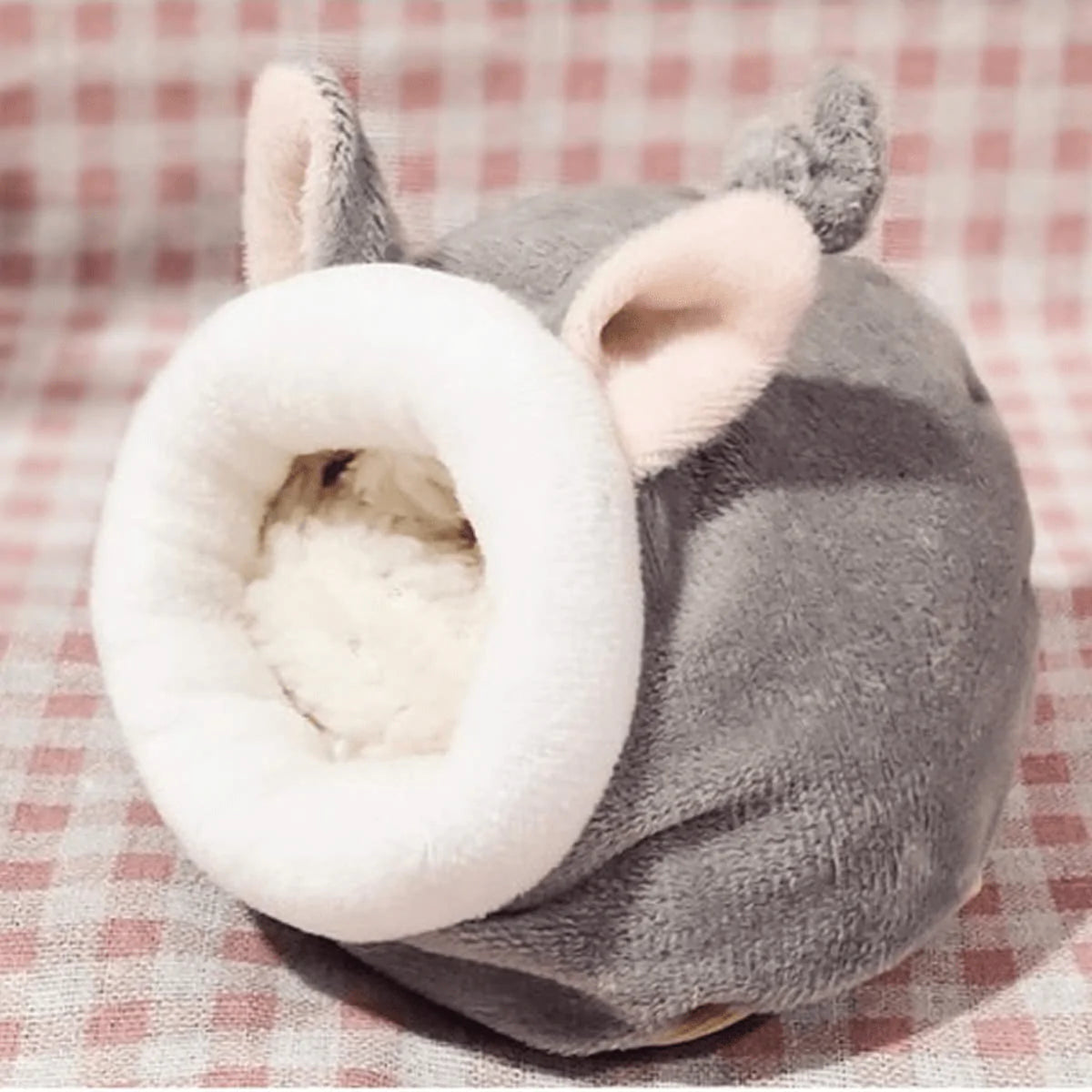 YUEKUA Bed House Soft Hamster House Bed, Cotton Nest and Cushion, Small Pet Animal Habitat Warm Nest Bed Accessories for Hamsters, Guinea Pigs, Hedgehogs Animals & Pet Supplies > Pet Supplies > Small Animal Supplies > Small Animal Habitat Accessories YUEKUA   