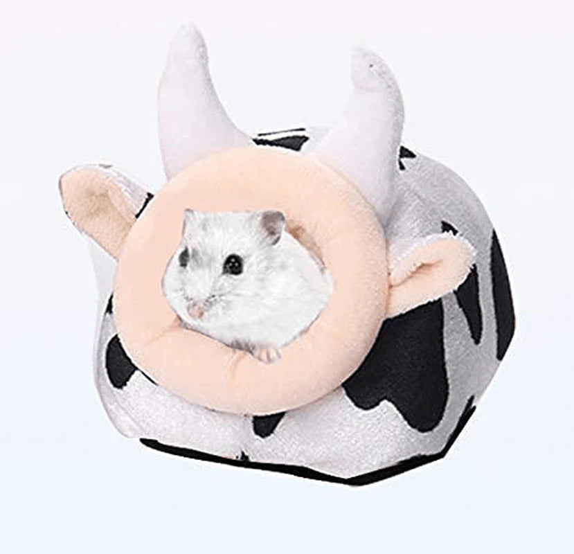 YUEKUA Bed House Soft Hamster House Bed, Cotton Nest and Cushion, Small Pet Animal Habitat Warm Nest Bed Accessories for Hamsters, Guinea Pigs, Hedgehogs Animals & Pet Supplies > Pet Supplies > Small Animal Supplies > Small Animal Habitat Accessories YUEKUA size03  