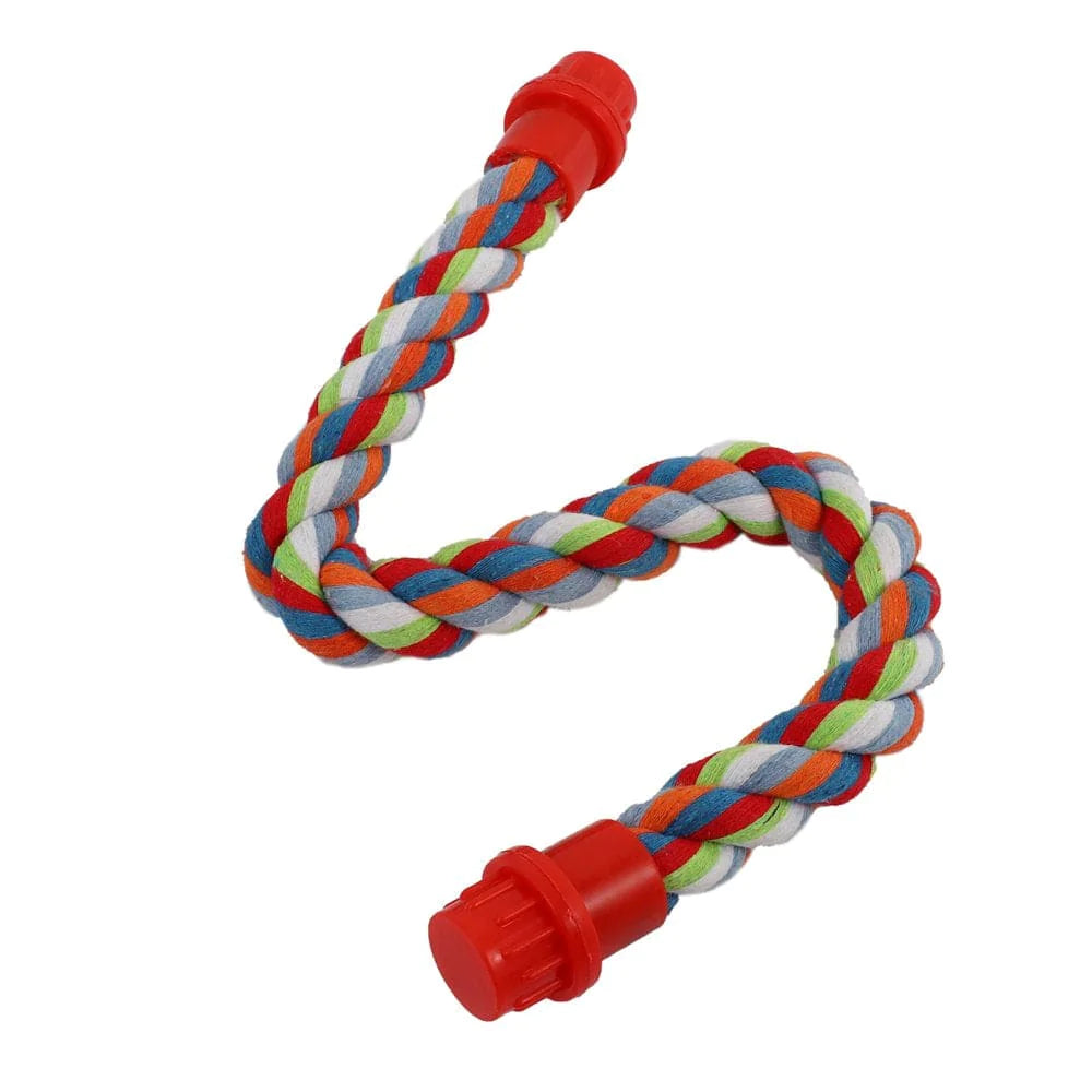 YUPVM Cotton Rope Bungee Bird Chewing Toy Birds Cage Stand Bar Suitable for Small, Medium or Parrots and Birds Animals & Pet Supplies > Pet Supplies > Bird Supplies > Bird Cages & Stands YUPVM   