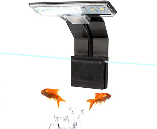 YXRAN X3 Libra Planted Aquarium Light 6W Fish Tank Clip on Light with 12 Color Changing Leds for 6Mm Thick Fish Tanks, Black Animals & Pet Supplies > Pet Supplies > Fish Supplies > Aquarium Lighting YXRAN   