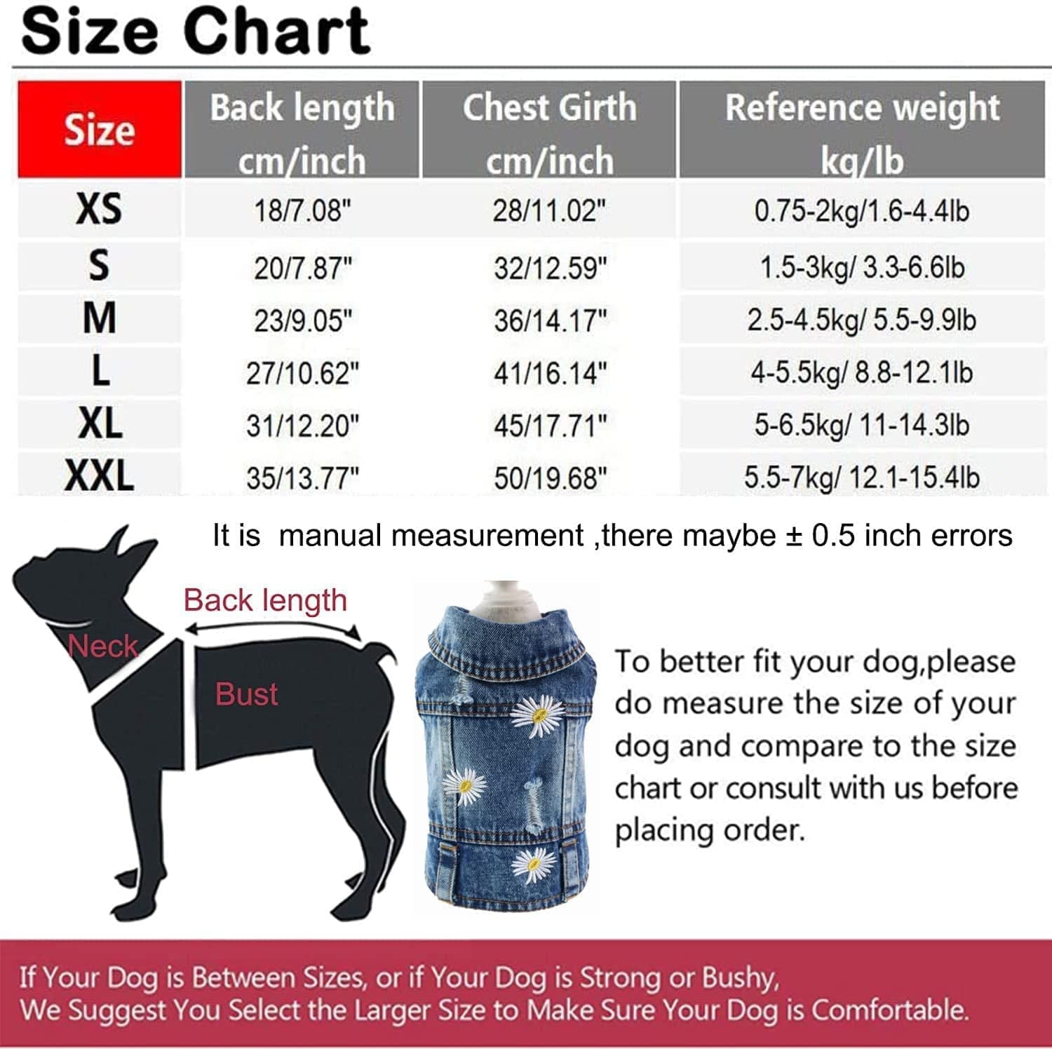 YZHZIIR Dog Jean Jacket,Machine Washable Pet Clothes Puppy Denim T-Shirt Coat Small Medium Dogs Lapel Vests Classic Hoodies Clothing for Chihuahua Yorkies Cowboy Vest Dog Dress Animals & Pet Supplies > Pet Supplies > Dog Supplies > Dog Apparel YZHZIIR   