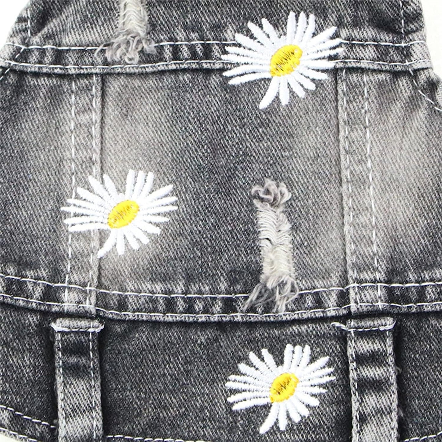 YZHZIIR Dog Jean Jacket,Machine Washable Pet Clothes Puppy Denim T-Shirt Coat Small Medium Dogs Lapel Vests Classic Hoodies Clothing for Chihuahua Yorkies Cowboy Vest Dog Dress Animals & Pet Supplies > Pet Supplies > Dog Supplies > Dog Apparel YZHZIIR   