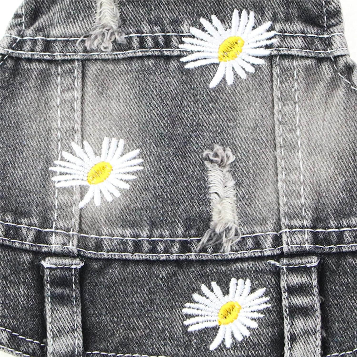 YZHZIIR Dog Jean Jacket,Machine Washable Pet Clothes Puppy Denim T-Shirt Coat Small Medium Dogs Lapel Vests Classic Hoodies Clothing for Chihuahua Yorkies Cowboy Vest Dog Dress Animals & Pet Supplies > Pet Supplies > Dog Supplies > Dog Apparel YZHZIIR   