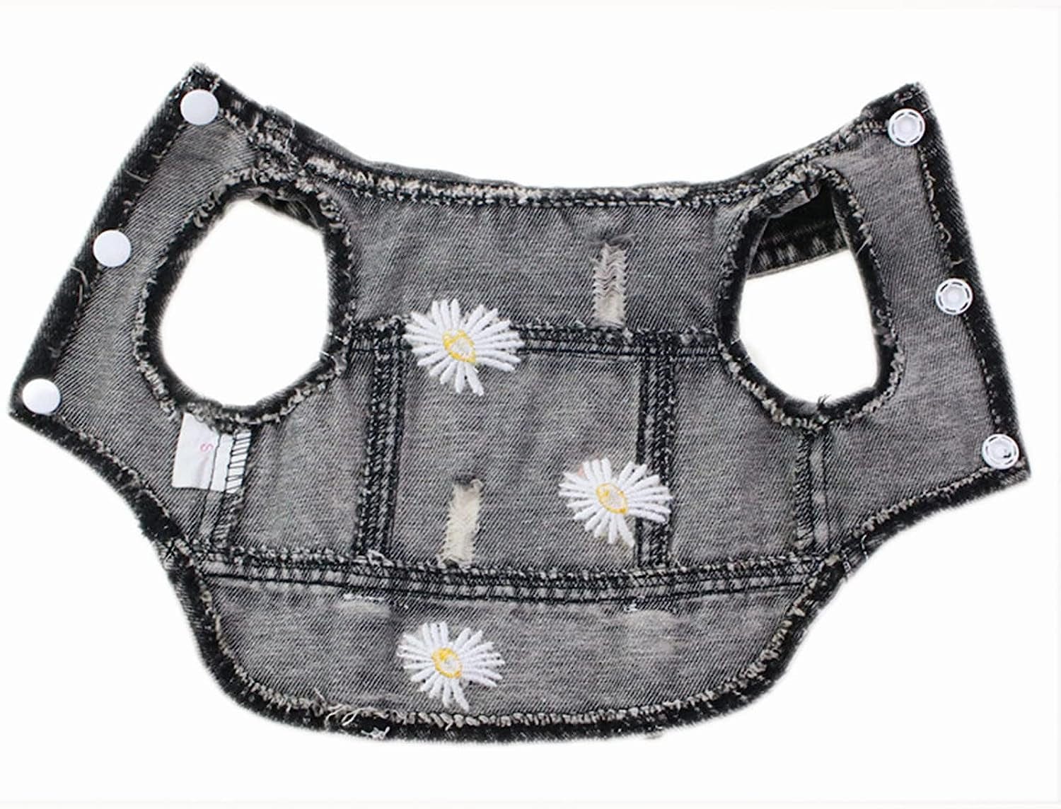 YZHZIIR Dog Jean Jacket,Machine Washable Pet Clothes Puppy Denim T-Shirt Coat Small Medium Dogs Lapel Vests Classic Hoodies Clothing for Chihuahua Yorkies Cowboy Vest Dog Dress Animals & Pet Supplies > Pet Supplies > Dog Supplies > Dog Apparel YZHZIIR   