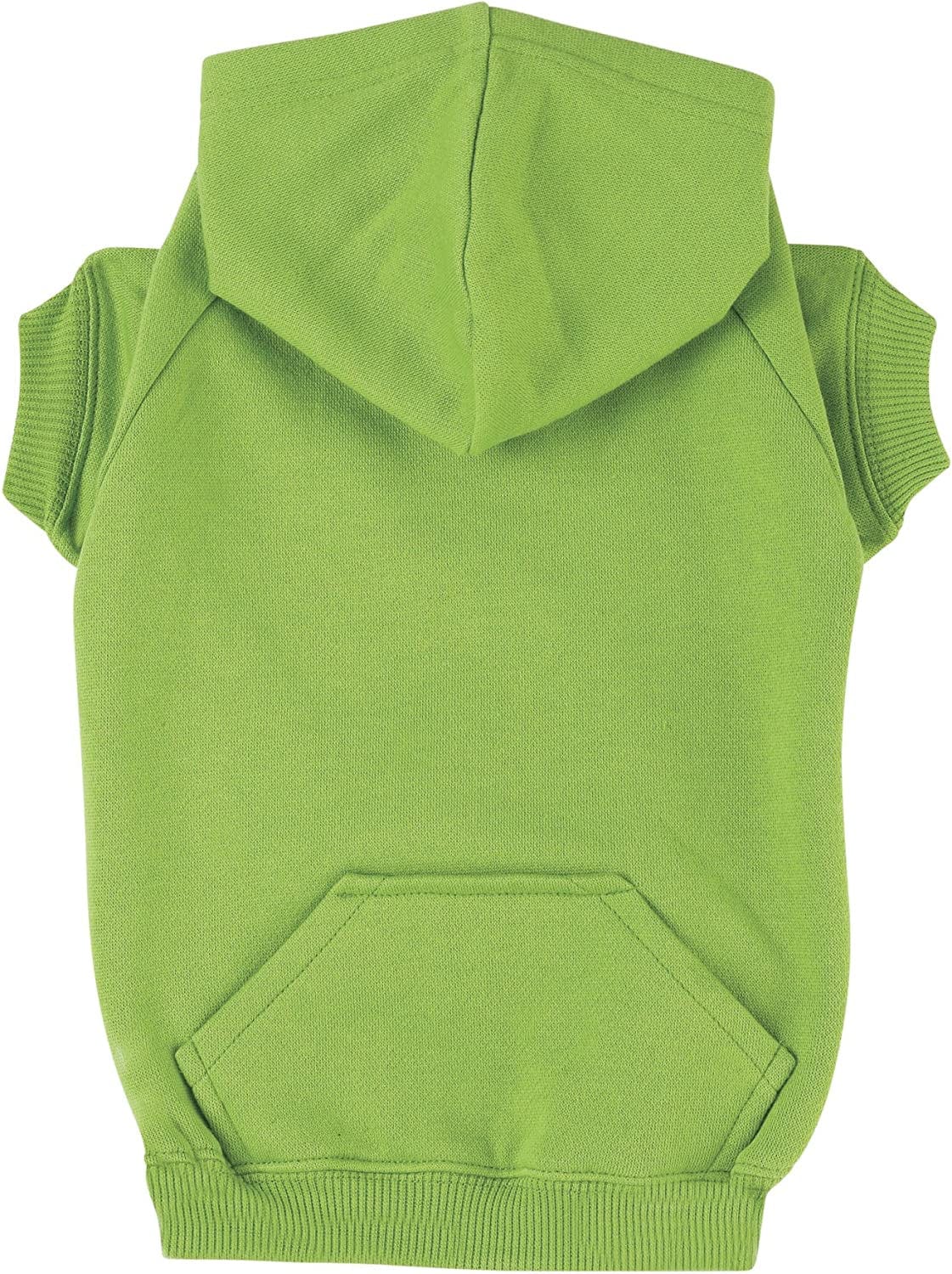 Zack & Zoey Basic Hoodie for Dogs, 24" X-Large, Jet Black Animals & Pet Supplies > Pet Supplies > Dog Supplies > Dog Apparel PetEdge Dealer Services* Parrot Green M (Neck: 13", Girth: 22", Back: 16") 