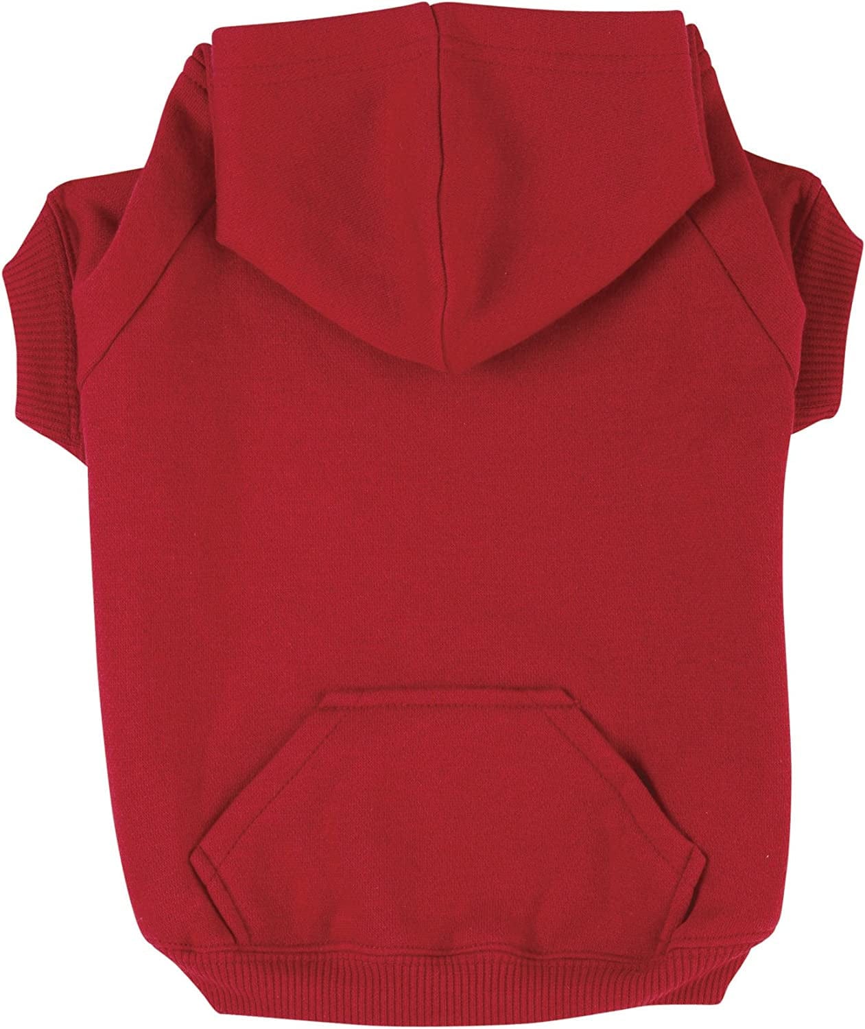 Zack & Zoey Basic Hoodie for Dogs, 24" X-Large, Jet Black Animals & Pet Supplies > Pet Supplies > Dog Supplies > Dog Apparel PetEdge Dealer Services* Tomato Red XL (Neck: 22", Girth: 34", Back: 24") 