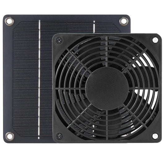 ZALAGA 3W Solar Exhaust Fan Outdoor Portable 2000(R/Min) High-Speed Solar Exhaust Fan for Greenhouse Pet House Kennel Cooling Animals & Pet Supplies > Pet Supplies > Dog Supplies > Dog Kennels & Runs ZALAGA   