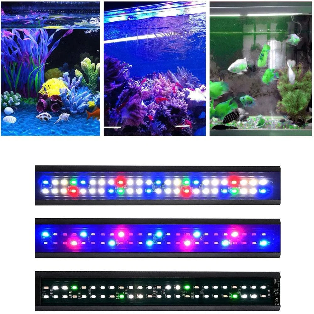Zeiger Full Spectrum Tank Light 42 - 52 Inch LED Aquarium Lighting Dimming Timing Control Hood Lamp for Freshwater Marine Plant Decorations Light 50 65 75 Gallon Animals & Pet Supplies > Pet Supplies > Fish Supplies > Aquarium Lighting Zeiger Full Spectrum 42-52 Inch Dimming Timing Control  