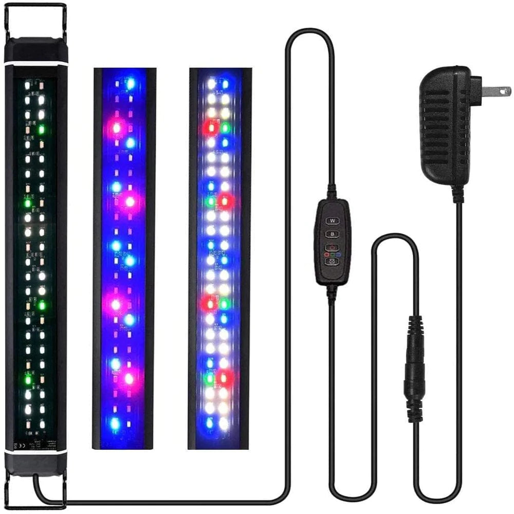 Zeiger Full Spectrum Tank Light 42 - 52 Inch LED Aquarium Lighting Dimming Timing Control Hood Lamp for Freshwater Marine Plant Decorations Light 50 65 75 Gallon Animals & Pet Supplies > Pet Supplies > Fish Supplies > Aquarium Lighting Zeiger   