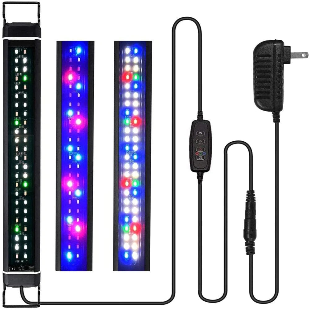 Zeiger Full Spectrum Tank Light 42 - 52 Inch LED Aquarium Lighting Dimming Timing Control Hood Lamp for Freshwater Marine Plant Decorations Light 50 65 75 Gallon Animals & Pet Supplies > Pet Supplies > Fish Supplies > Aquarium Lighting Zeiger Full Spectrum 36-48 Inch Dimming Timing Control  
