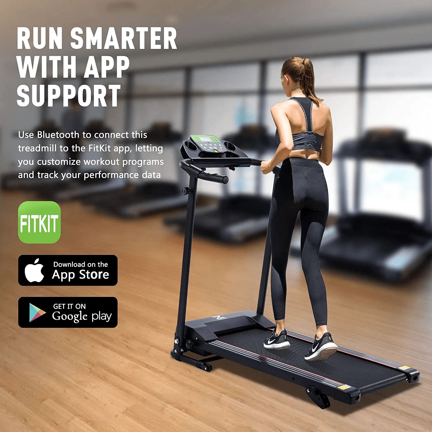 ZELUS Folding Treadmill for Home or Office Home Gym Exercise Equipme KOL PET