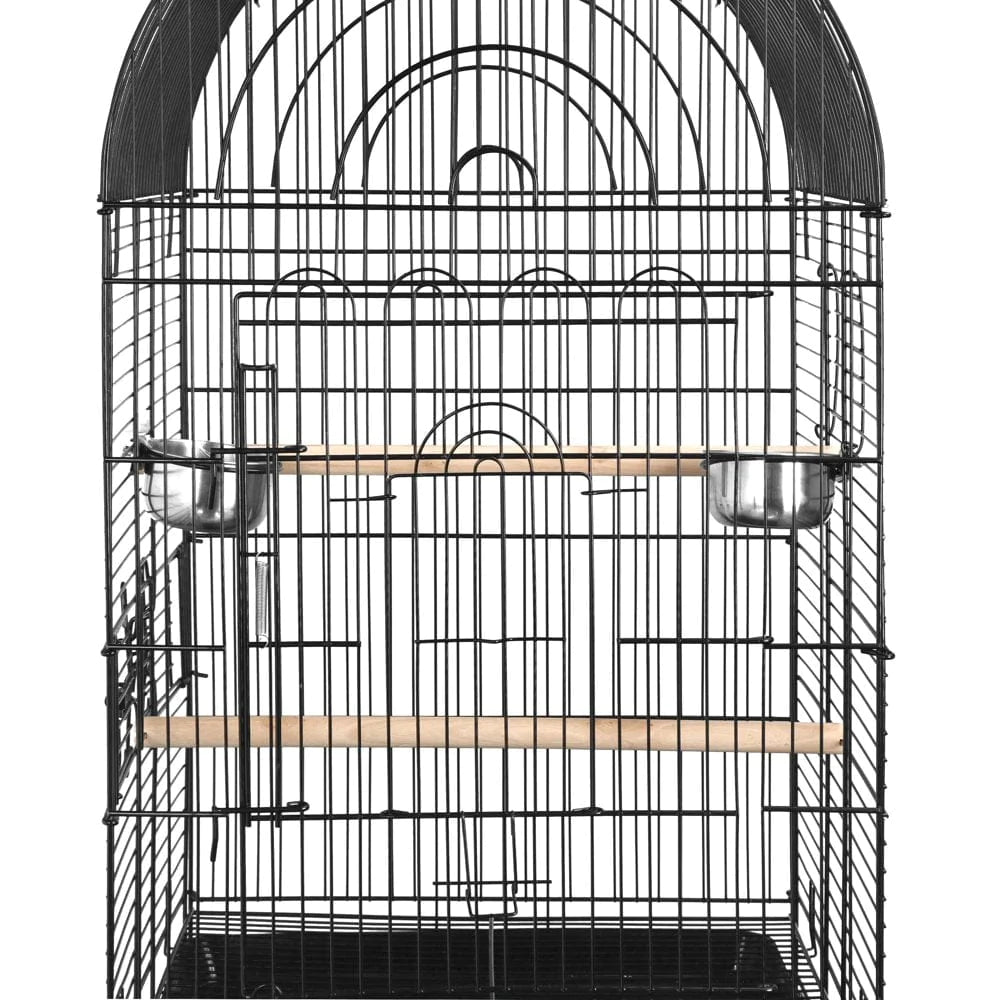 ZENSTYLE 63.9" Rolling Bird Cage Detachable Stand Cockatiel Canary Medium Pet House Animals & Pet Supplies > Pet Supplies > Bird Supplies > Bird Cages & Stands ZenStyle   