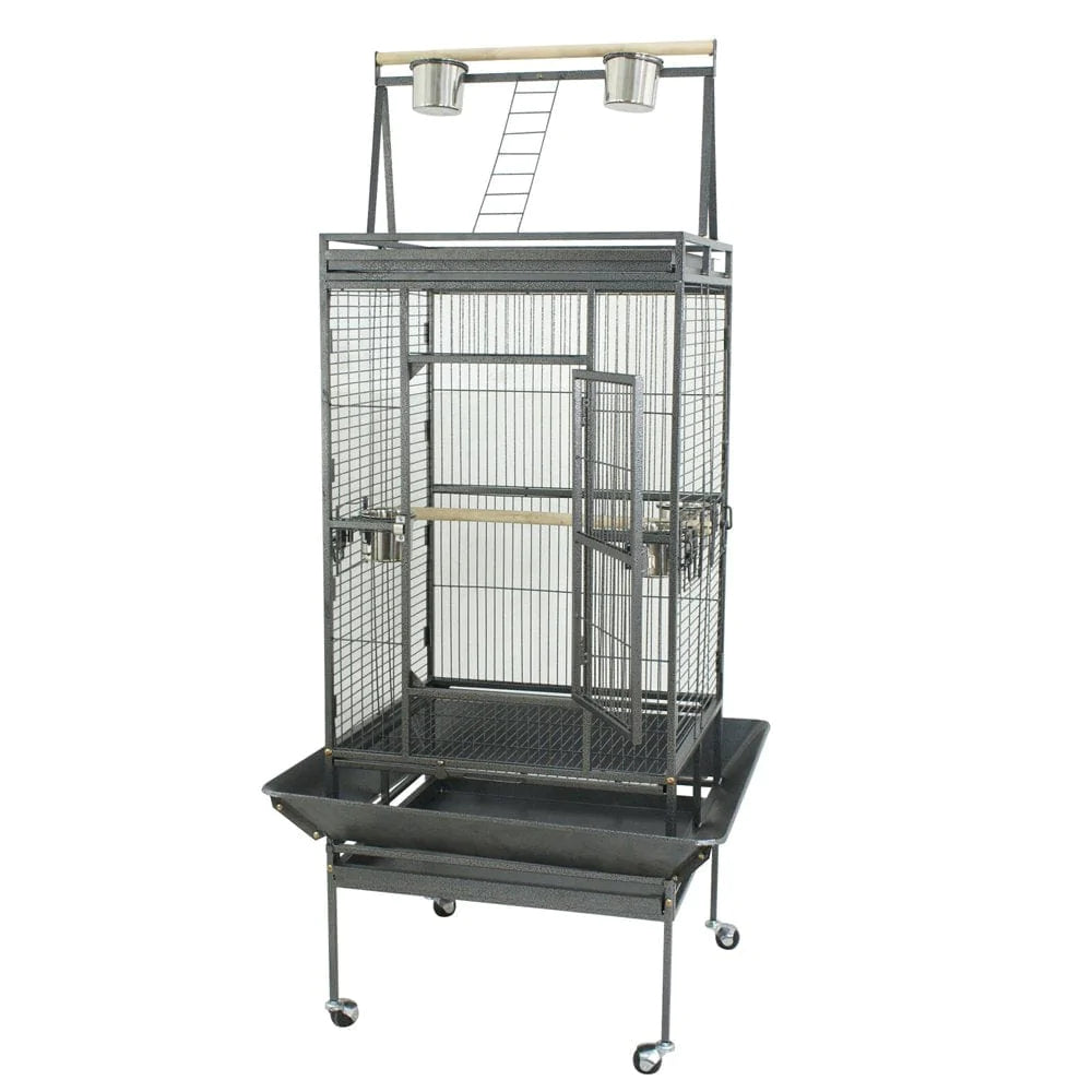 ZENSTYLE 68"H Large Spacious Bird Cage with Rolling Stand Metal Frame Animals & Pet Supplies > Pet Supplies > Bird Supplies > Bird Cages & Stands ZenStyle   