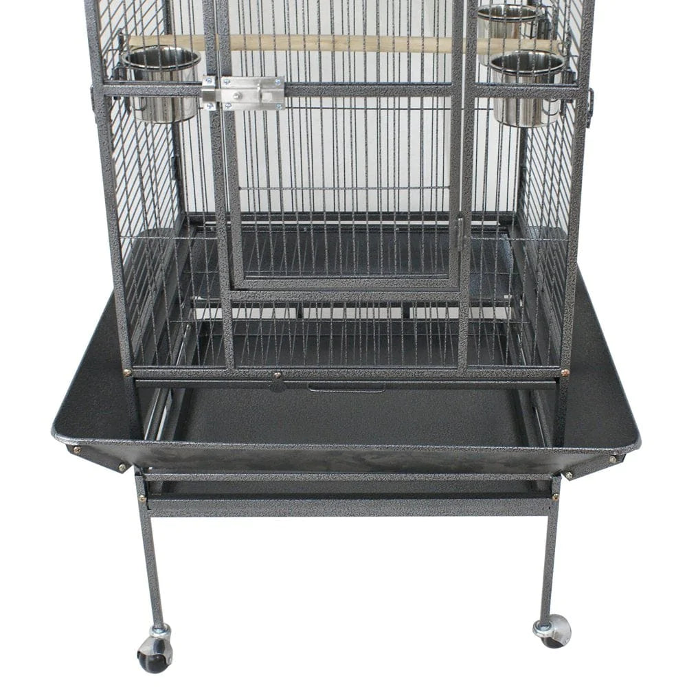 ZENSTYLE 68"H Large Spacious Bird Cage with Rolling Stand Metal Frame Animals & Pet Supplies > Pet Supplies > Bird Supplies > Bird Cages & Stands ZenStyle   