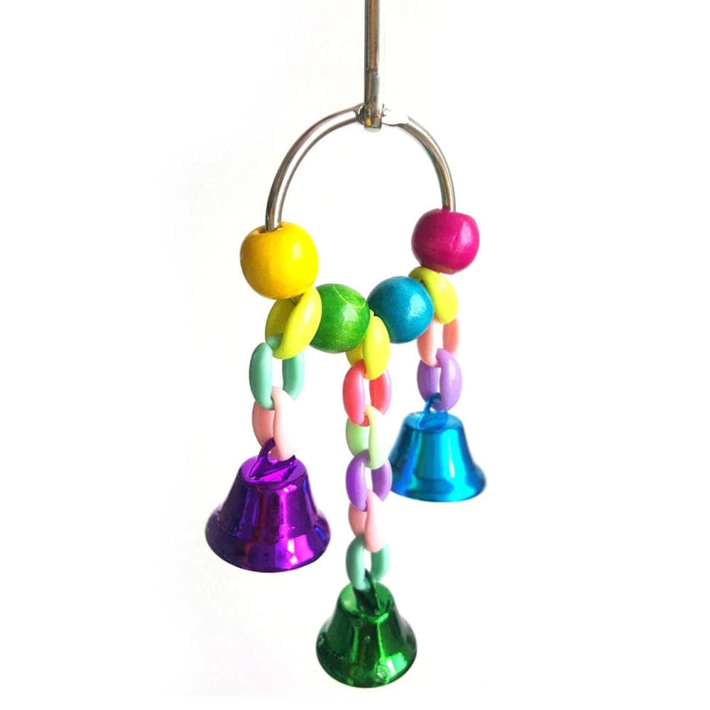 ZENTREE Bird Toys 14Pcs Parrot Chew Toy Swing Ladder Perch Mirror for Small Medium Birds Improving Physical & Mental for Health Animals & Pet Supplies > Pet Supplies > Bird Supplies > Bird Ladders & Perches ZENTREE   