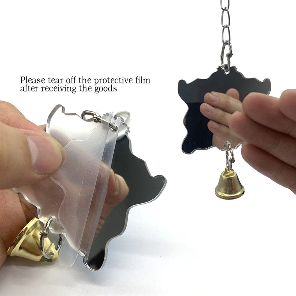 ZENTREE Bird Toys 14Pcs Parrot Chew Toy Swing Ladder Perch Mirror for Small Medium Birds Improving Physical & Mental for Health Animals & Pet Supplies > Pet Supplies > Bird Supplies > Bird Ladders & Perches ZENTREE   