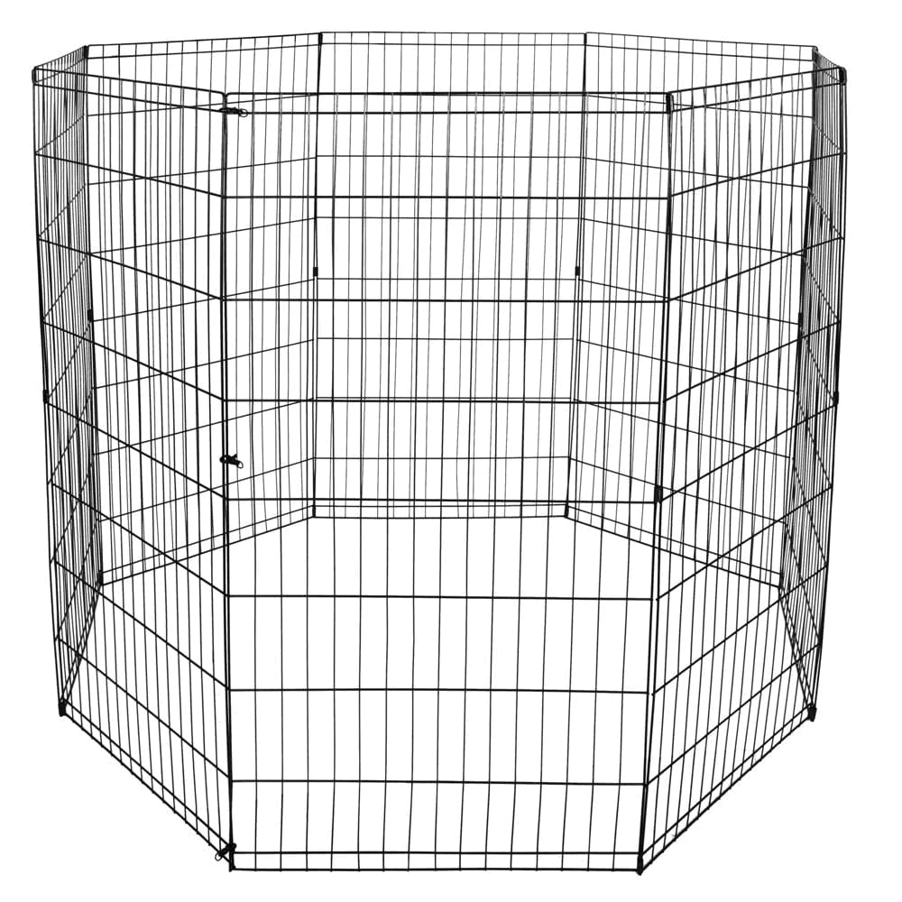 ZENY 48" Dog Pet Playpen 8 Panel Folding Metal Exercise Puppy Cat Fence Barrier Animals & Pet Supplies > Pet Supplies > Dog Supplies > Dog Kennels & Runs ZENY   