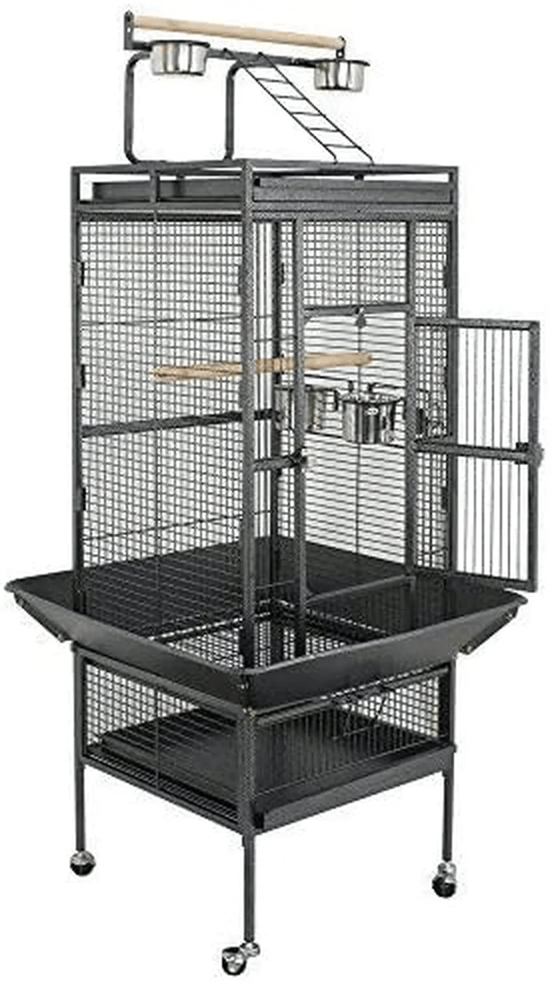 ZENY 61" Pet Bird Cage Large Play Top Parrot Cockatiel Cockatoo Parakeet Finch Pet Supply Animals & Pet Supplies > Pet Supplies > Bird Supplies > Bird Cages & Stands ZENY   