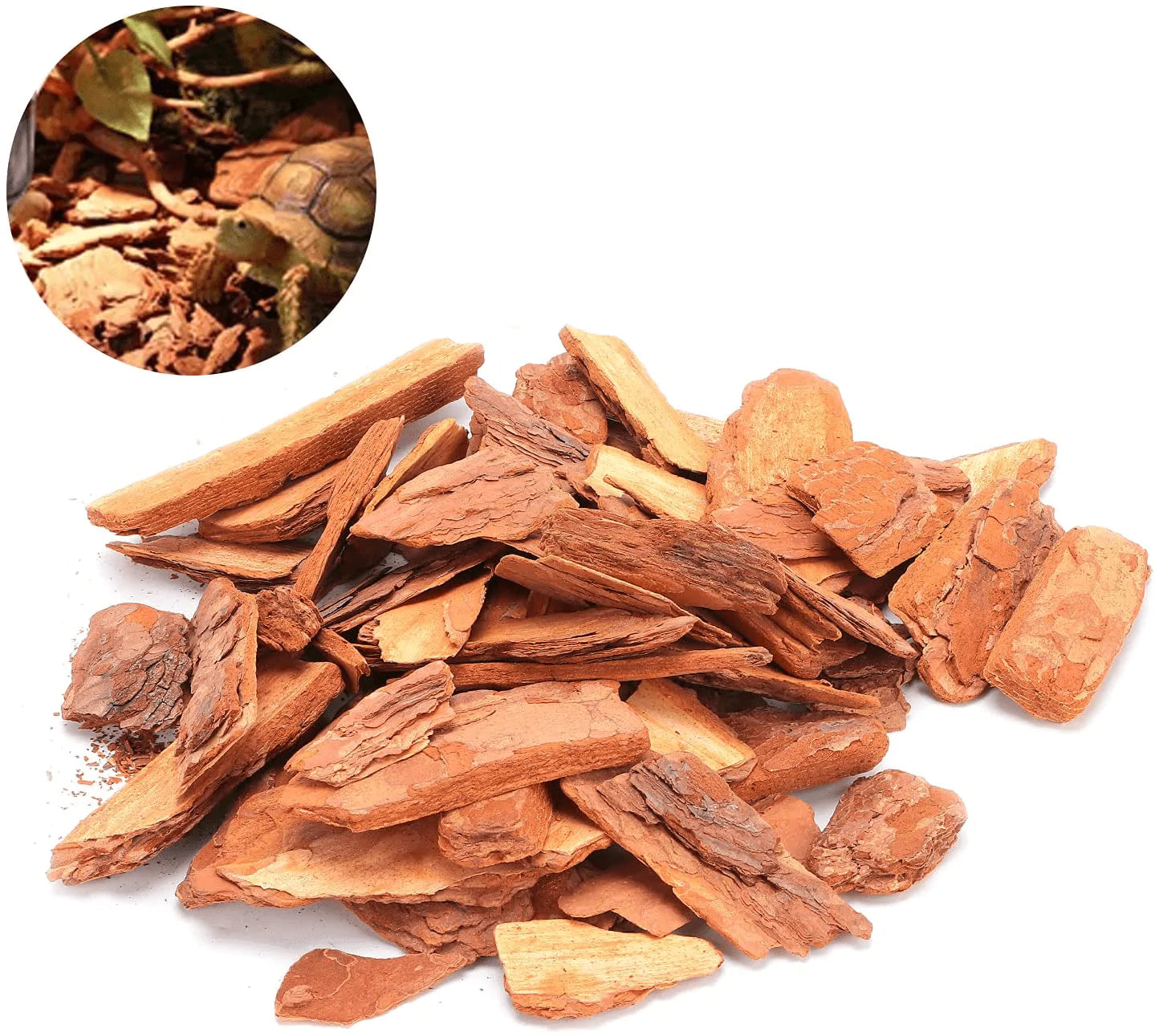 Zerodis Pine Bark Granule Bedding, Bark Bedding Reptile Box Substrate Clean Loose Breeding and Bedding Flooring for Reptiles Snakes, Tortoise, and Amphibians(Large Particles 250G) Animals & Pet Supplies > Pet Supplies > Reptile & Amphibian Supplies > Reptile & Amphibian Substrates Zerodis   