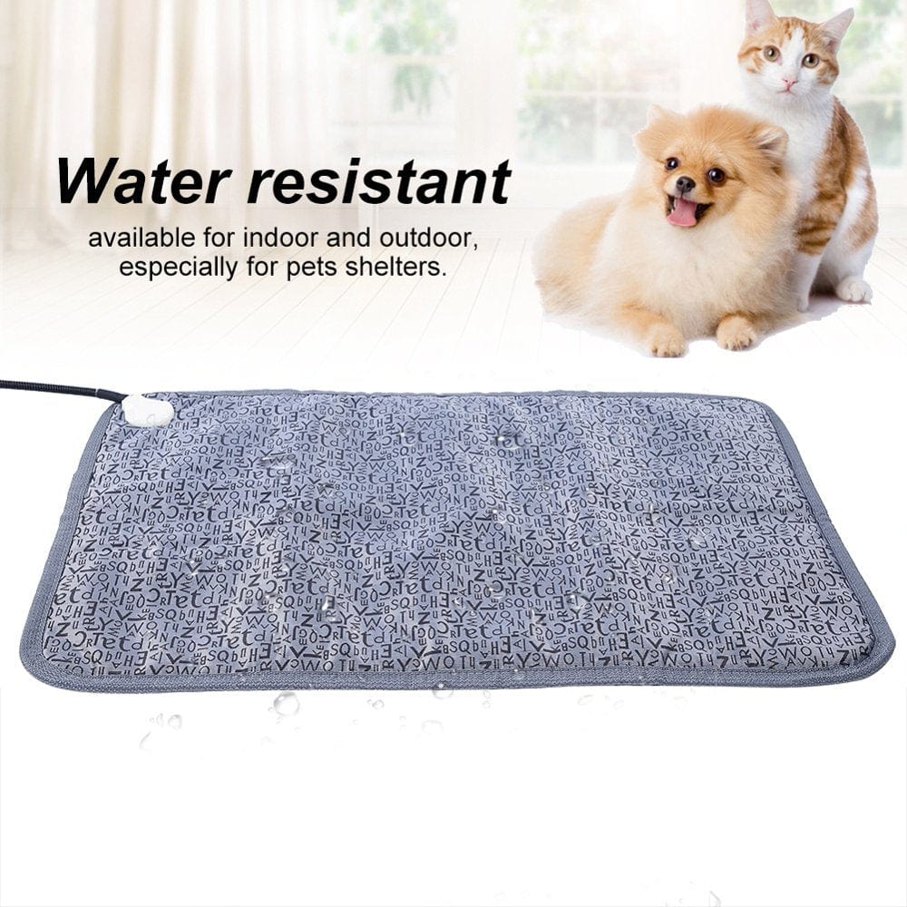 Zerone Pet Electric Blanket Waterproof Warmer Heater Heated Kennel Pet Bed Pad Mats Dog Cat Puppy Heating Blanket Warm Pads Animals & Pet Supplies > Pet Supplies > Cat Supplies > Cat Beds Zerone   