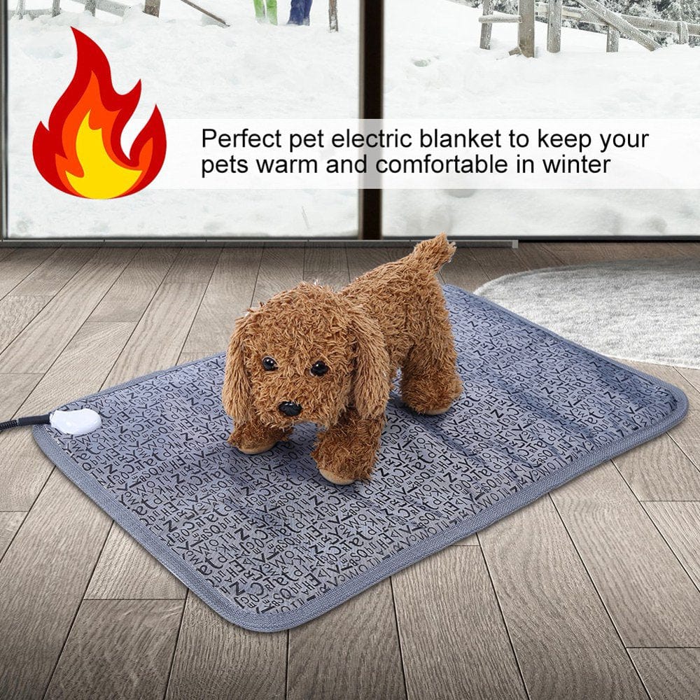 Zerone Pet Electric Blanket Waterproof Warmer Heater Heated Kennel Pet Bed Pad Mats Dog Cat Puppy Heating Blanket Warm Pads Animals & Pet Supplies > Pet Supplies > Cat Supplies > Cat Beds Zerone   