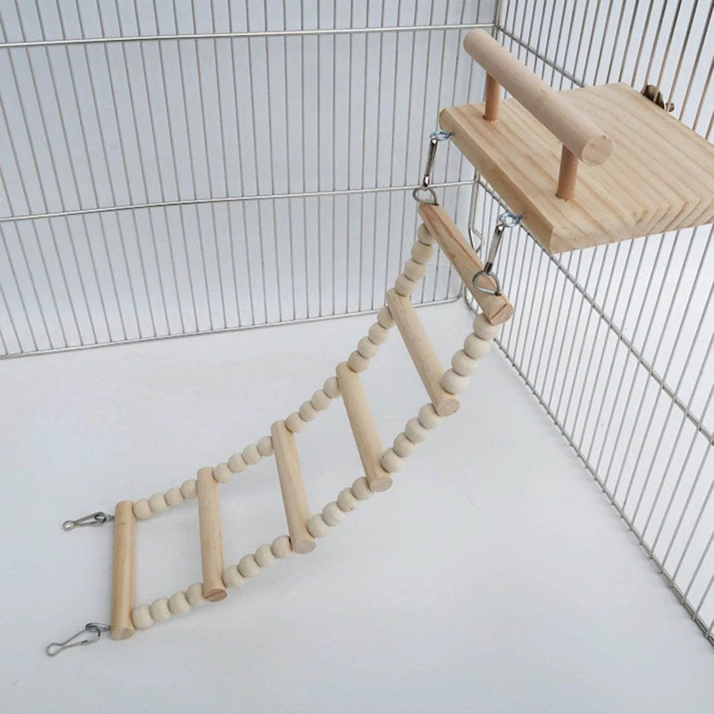 ZIG Bird Toy Strong Hardness Exercise Tool Safe Pet Parrot Perch Stand Stick Springboard Ladder Toy Bird Supplies Animals & Pet Supplies > Pet Supplies > Bird Supplies > Bird Ladders & Perches Zig   
