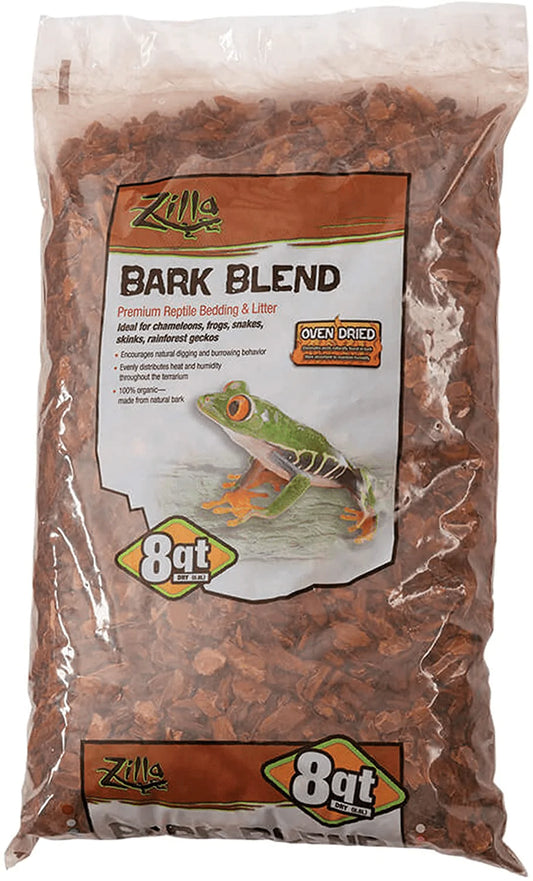 Zilla Bark Blend Animals & Pet Supplies > Pet Supplies > Reptile & Amphibian Supplies > Reptile & Amphibian Substrates Zilla Standard Packaging 8-Quart 