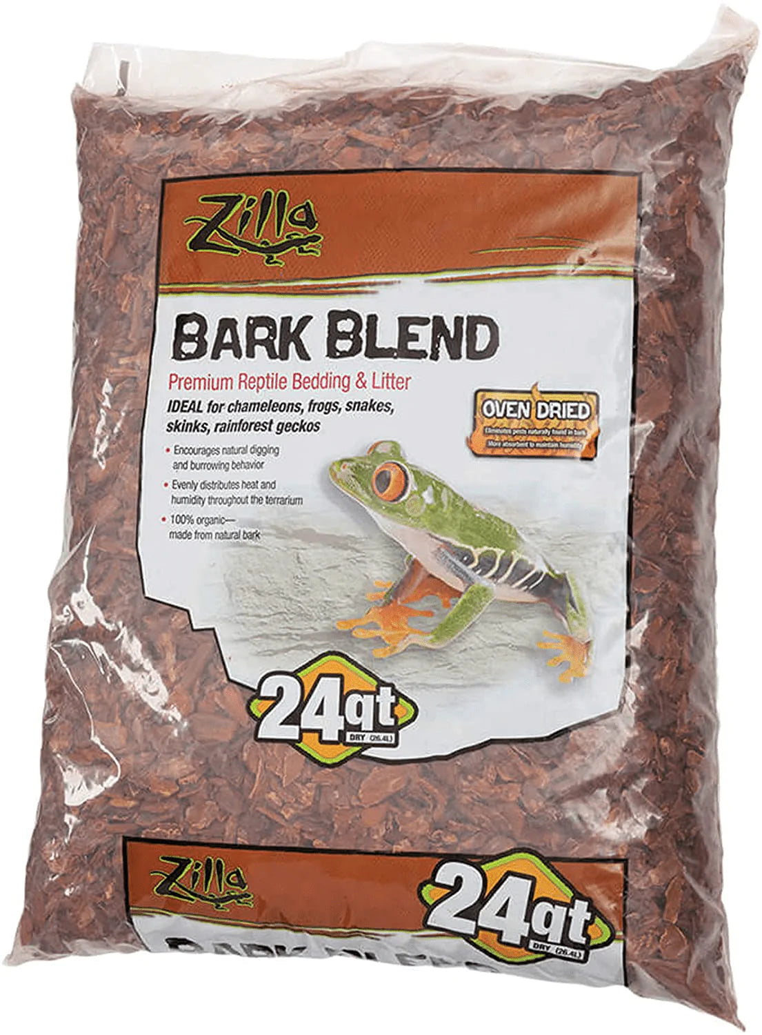 Zilla Bark Blend Animals & Pet Supplies > Pet Supplies > Reptile & Amphibian Supplies > Reptile & Amphibian Substrates Zilla Standard Packaging 24-Quart 