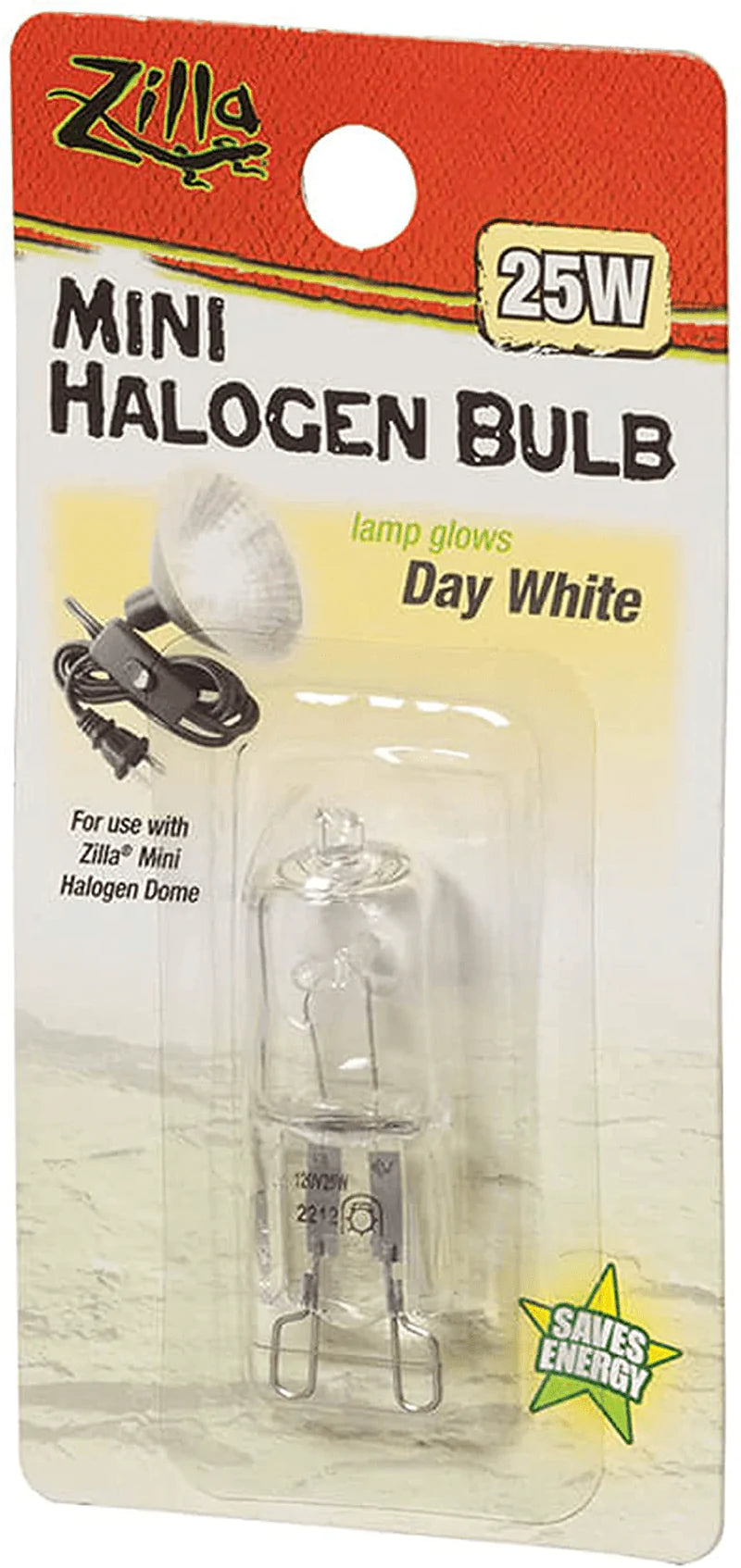Zilla Light & Heat Mini Halogen Bulbs Animals & Pet Supplies > Pet Supplies > Reptile & Amphibian Supplies > Reptile & Amphibian Habitats Zilla Day White 25 Watts 