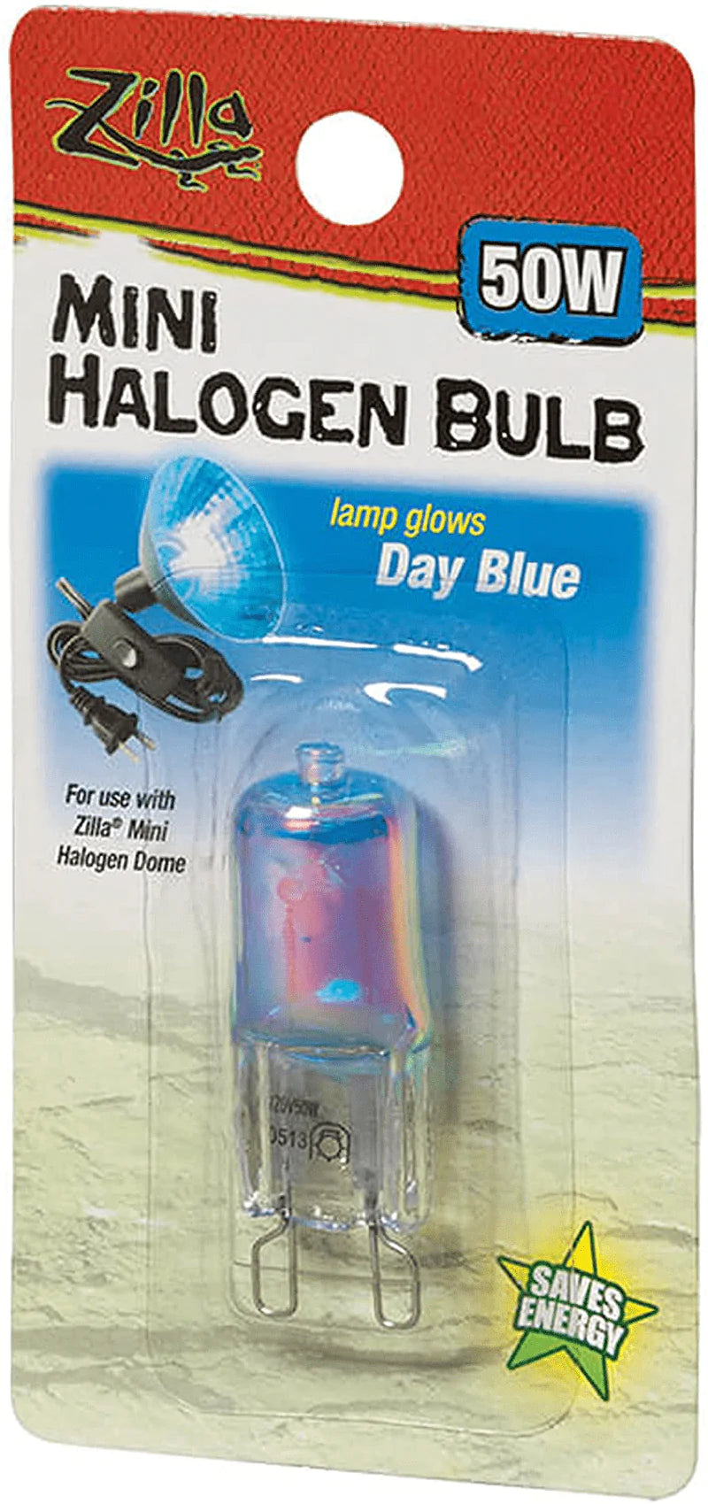 Zilla Light & Heat Mini Halogen Bulbs Animals & Pet Supplies > Pet Supplies > Reptile & Amphibian Supplies > Reptile & Amphibian Habitats Zilla Day Blue 50 Watts 