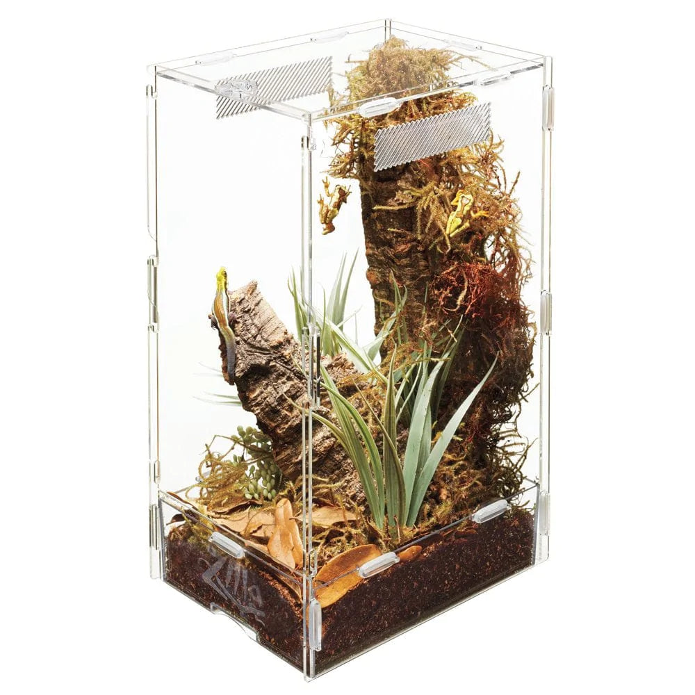 Zilla Micro Habitat Terrariums with Locking Latch Arboreal, Small Animals & Pet Supplies > Pet Supplies > Reptile & Amphibian Supplies > Reptile & Amphibian Substrates Central Garden and Pet L  