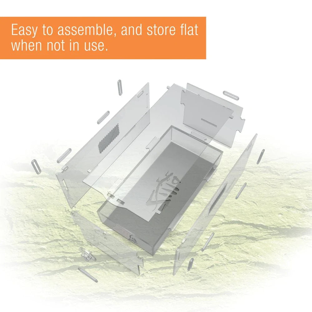 Zilla Micro Habitat Terrariums with Locking Latch Terrestrial, Small