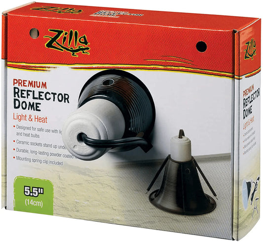 Zilla Premium Reflector Domes 5.5 Inches Animals & Pet Supplies > Pet Supplies > Reptile & Amphibian Supplies > Reptile & Amphibian Habitat Heating & Lighting Zilla   