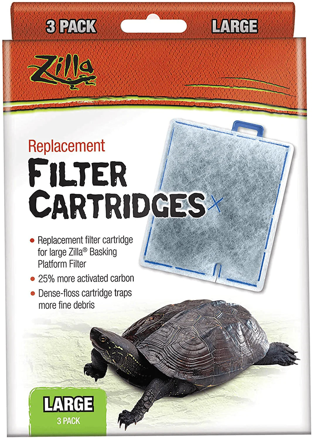 Zilla Replacement Filter Cartridges Animals & Pet Supplies > Pet Supplies > Fish Supplies > Aquarium Filters Zilla Large  